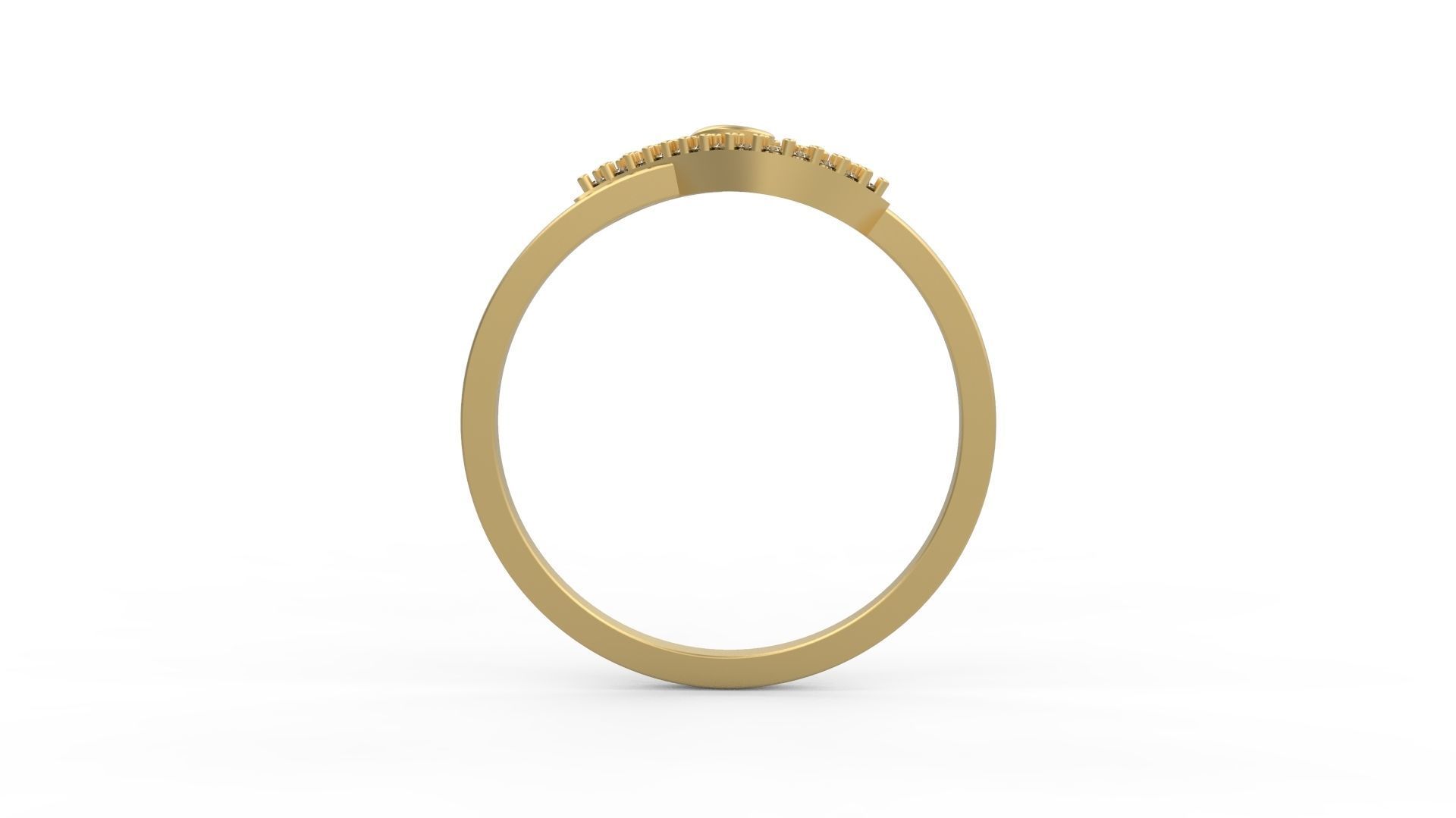 Minimalist Ring 708 3D print model_1