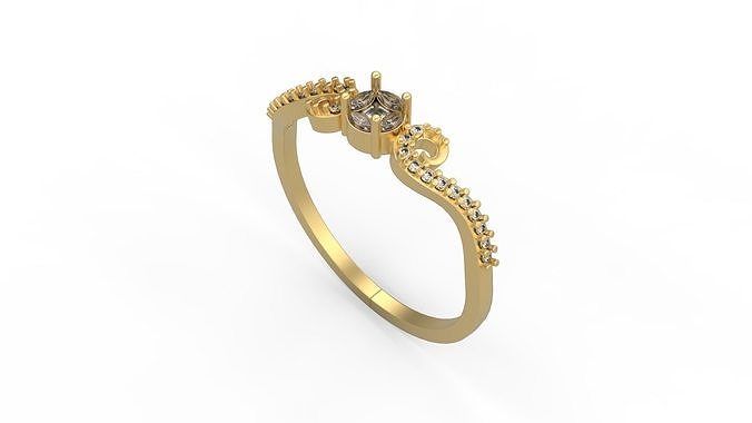 Minimalist Ring 681 3D print model