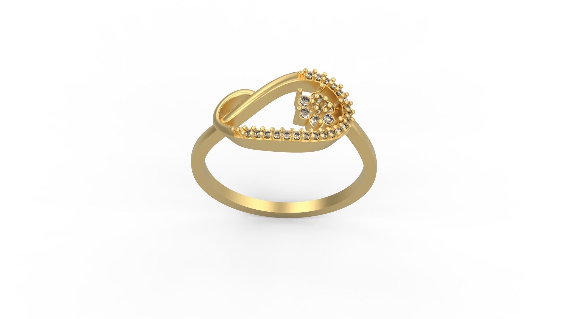 Minimalist Ring 679 3D print model_3