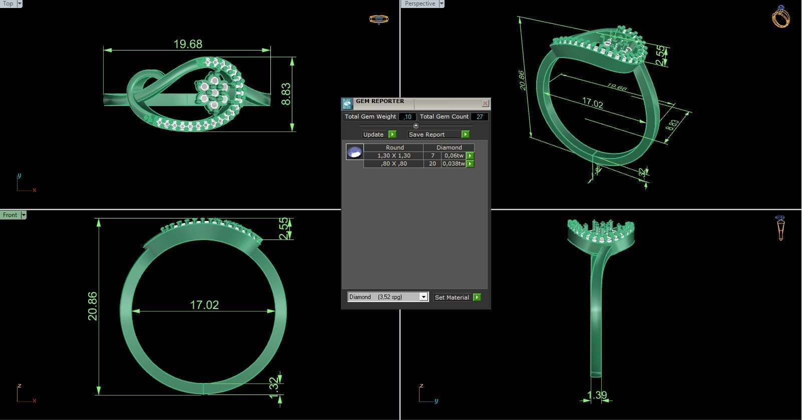 Minimalist Ring 679 3D print model_6