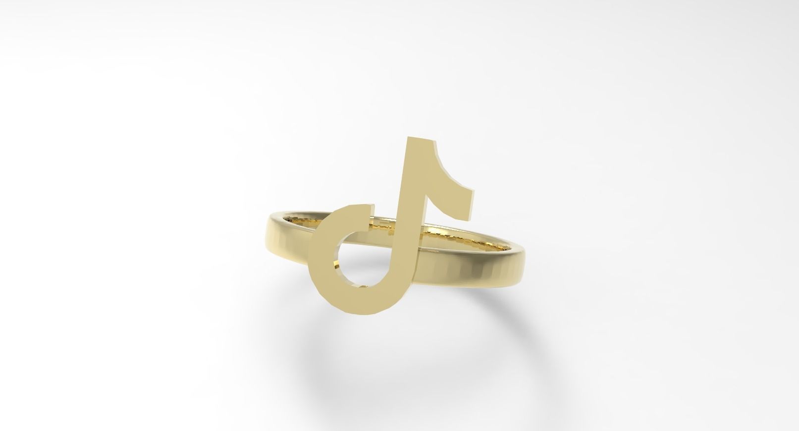 Get the Hottest Trending 3D Model TikTok Ring 3D print model_9