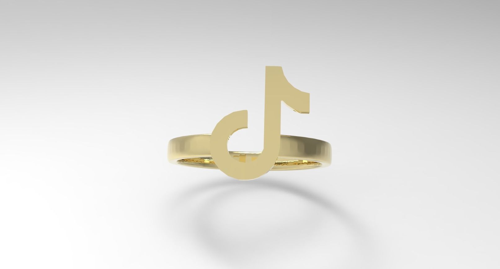 Get the Hottest Trending 3D Model TikTok Ring 3D print model_4