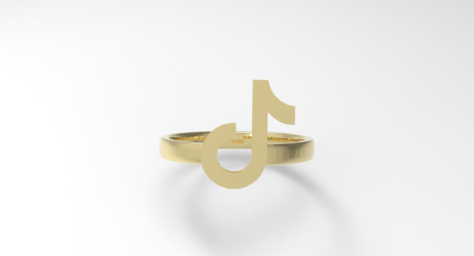 Get the Hottest Trending 3D Model TikTok Ring 3D print model_3