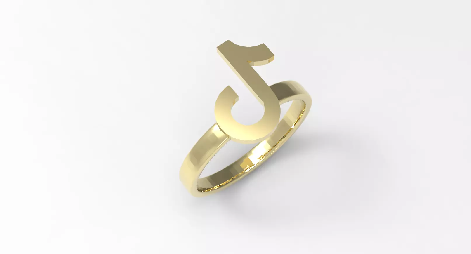 Get the Hottest Trending 3D Model TikTok Ring 3D print model_0