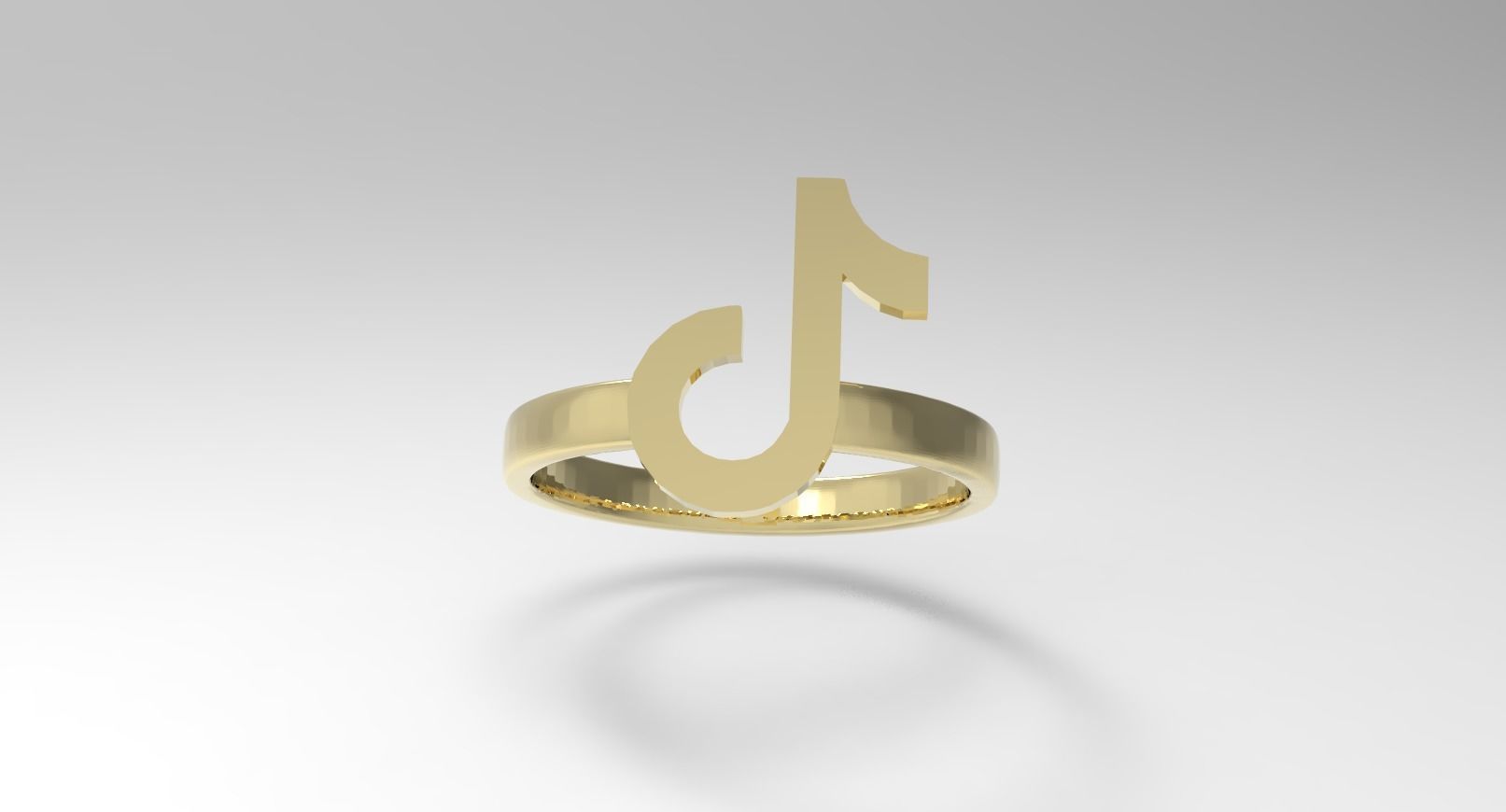 Get the Hottest Trending 3D Model TikTok Ring 3D print model_7