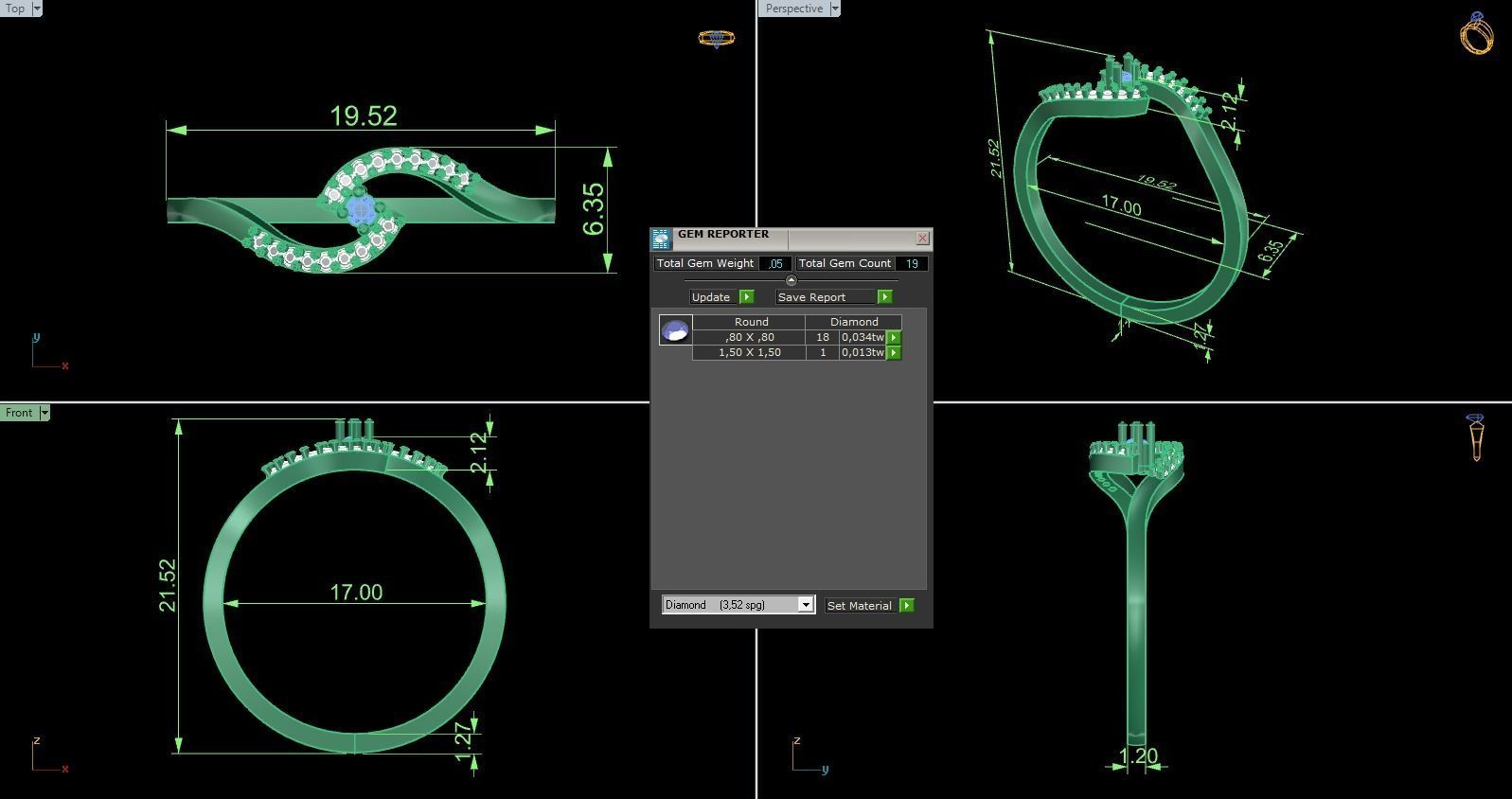 Minimalist Ring 678 3D print model_6