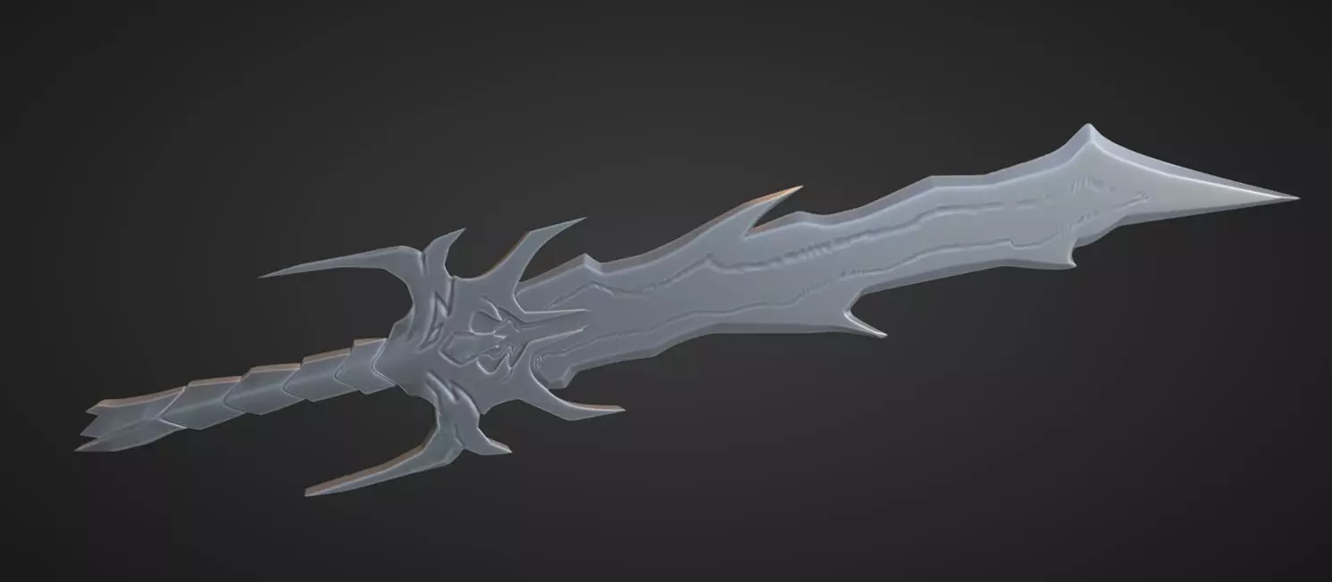 espada estrella oscura  3D print model_0