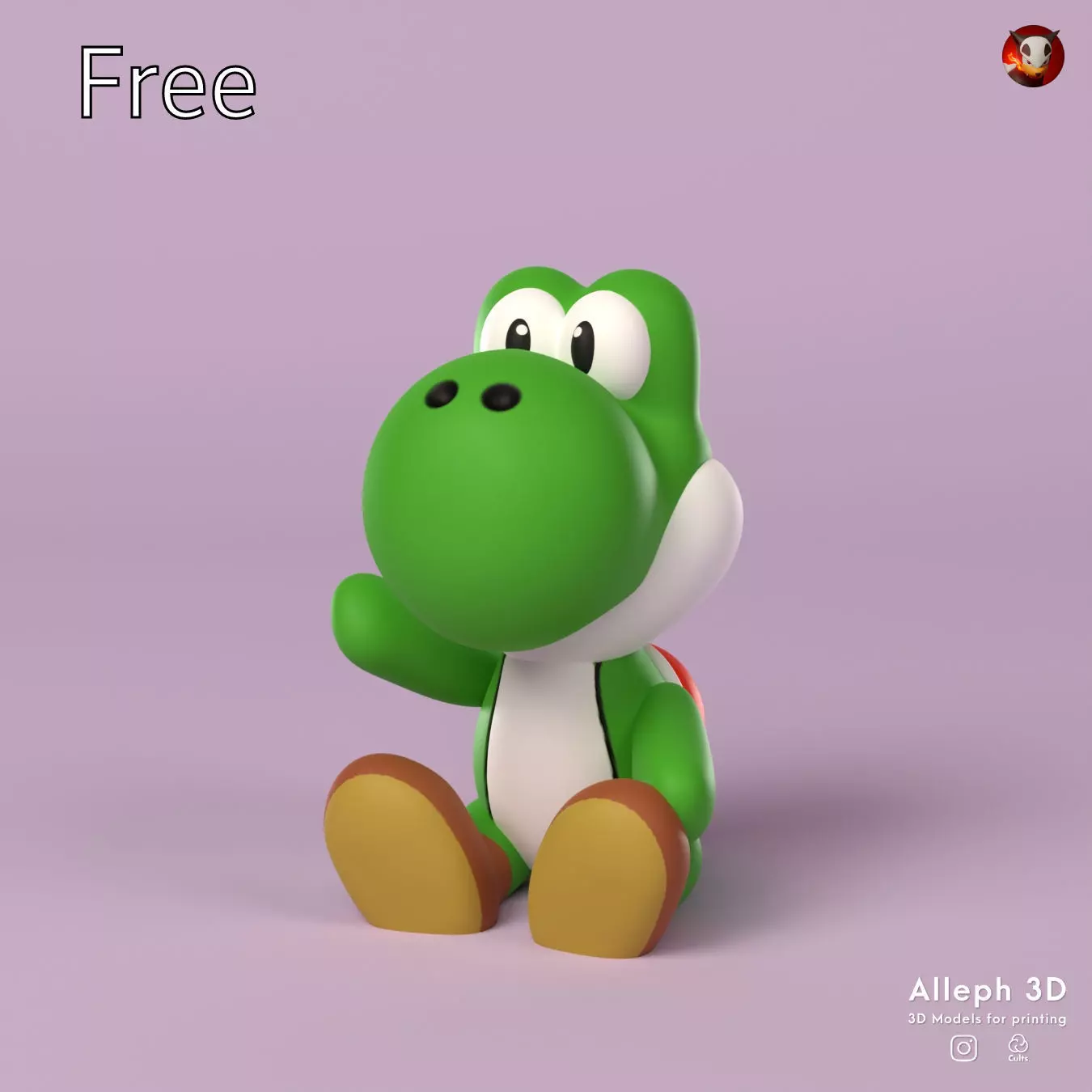 free yoshi doll Free 3D print model
