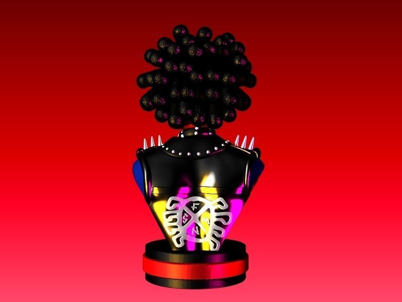 SPIDER PUNK HOBIE BROWN UNMASKED SPIDERMAN 3D print model_2