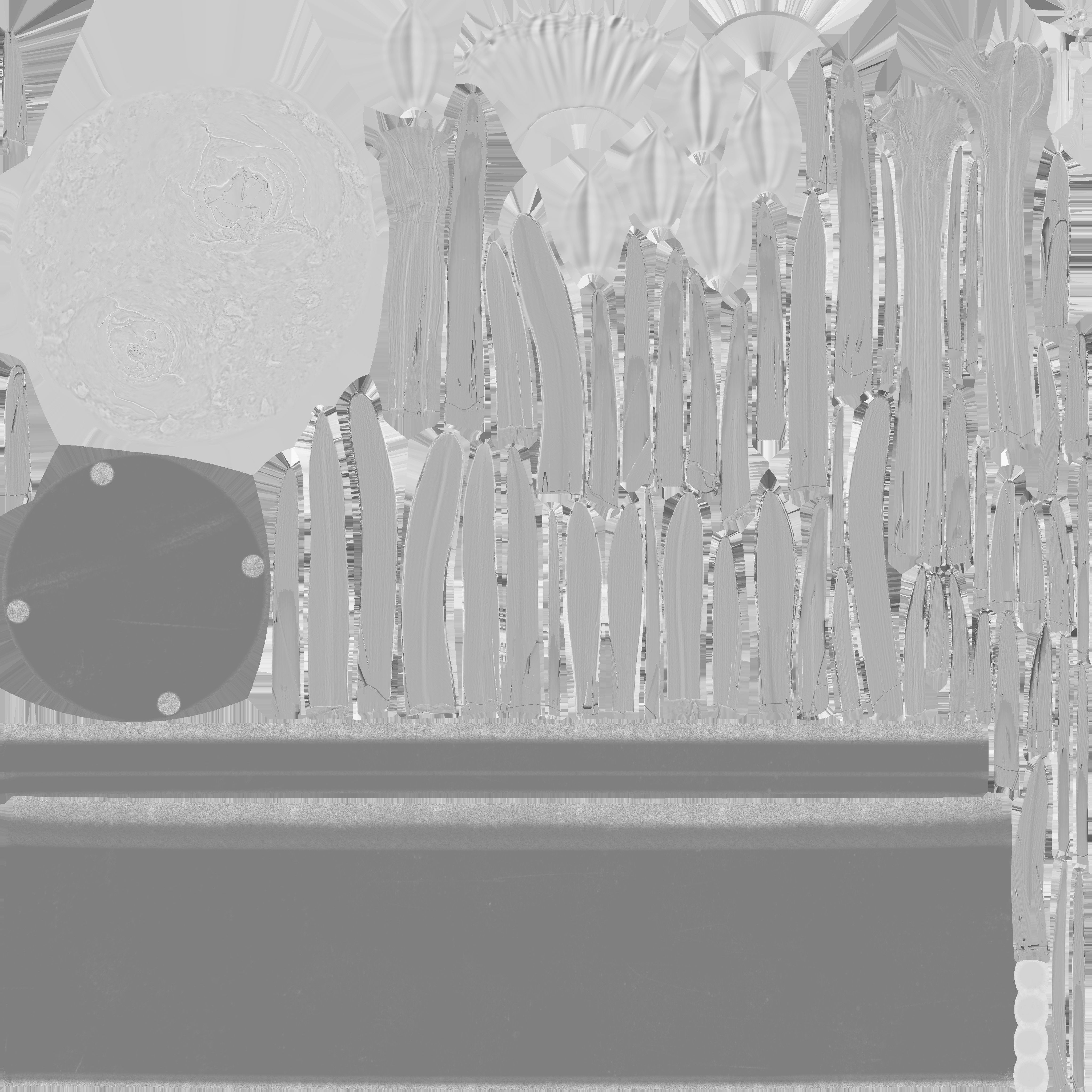 Game Ready Daffodil Pot Low-poly 3D model_16