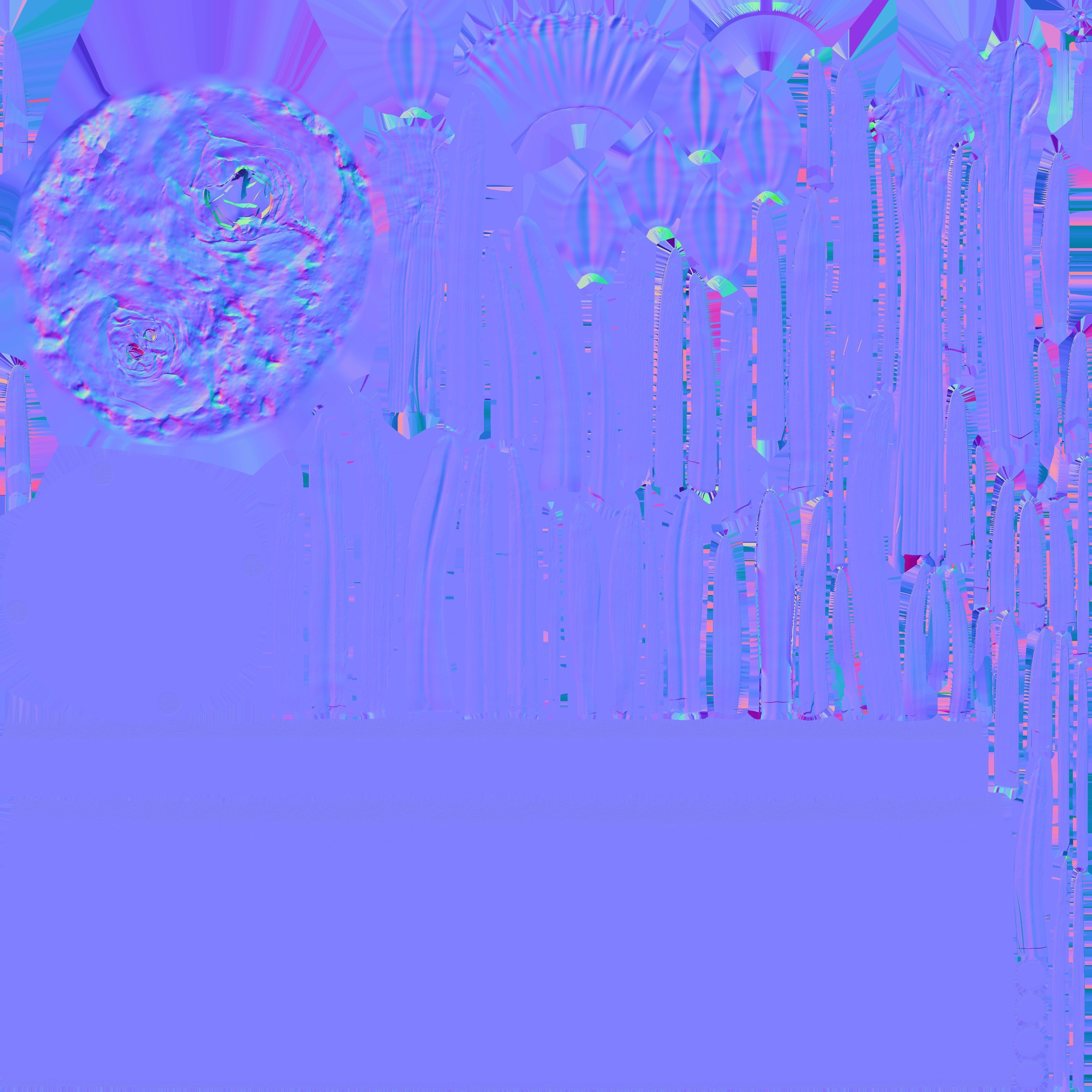 Game Ready Daffodil Pot Low-poly 3D model_19