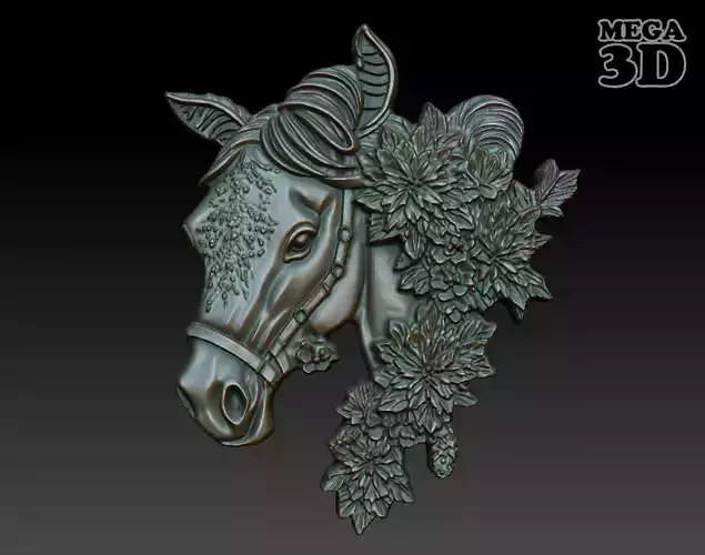 Horse Pendant Bas Relief 02 230612