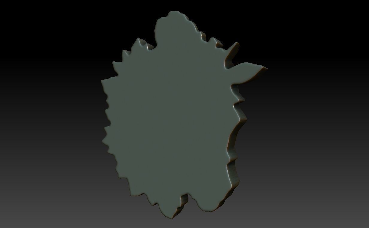 Horse Pendant Bas Relief 01 230612 3D print model_6