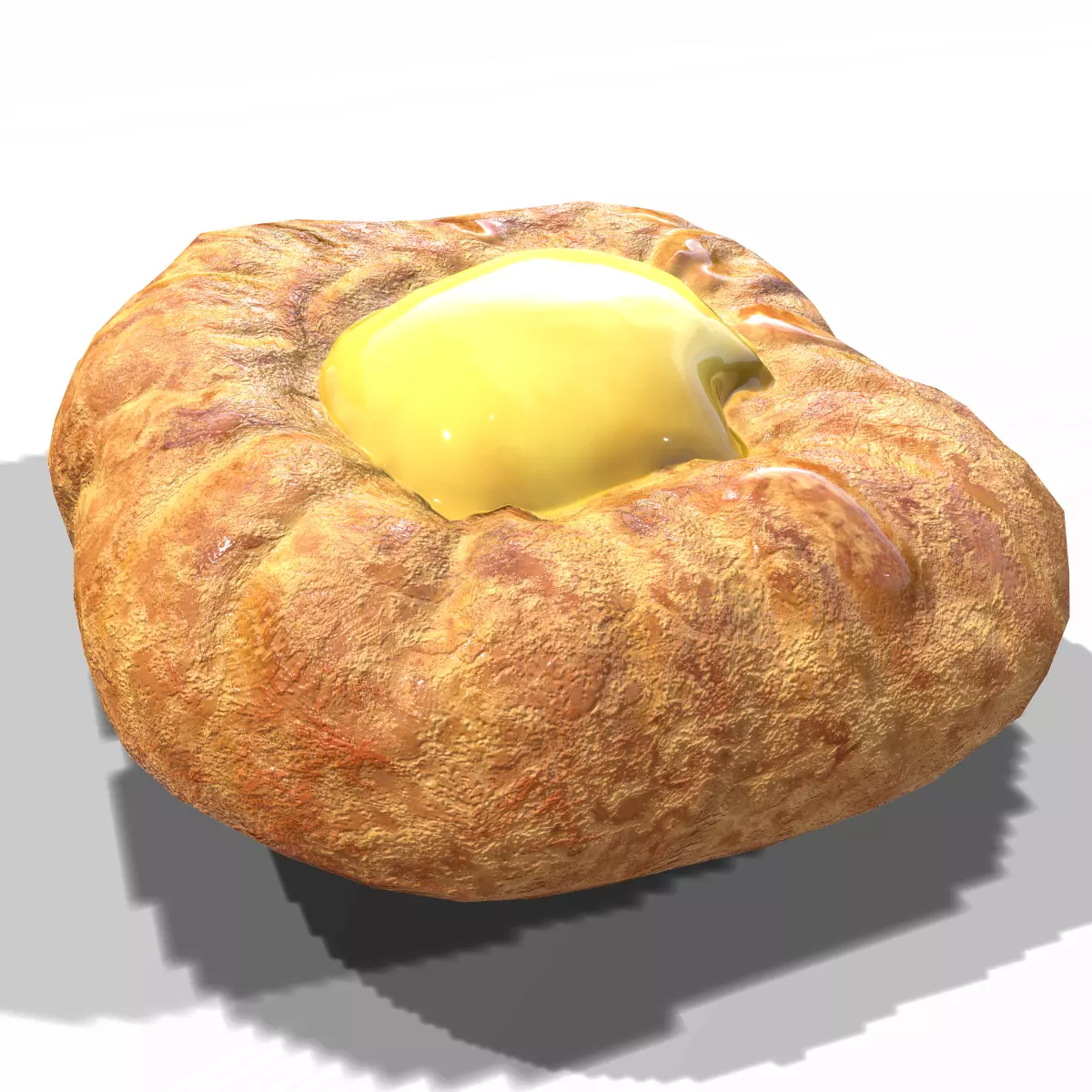 DanishCustard Low-poly 3D model_0