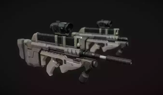 ALPHA 02  SCIFI GUN