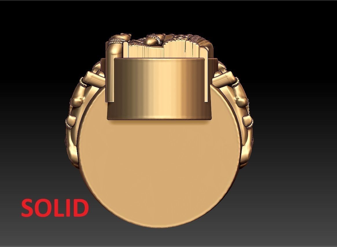 SIVA PARVATHI RING 3D print model_10