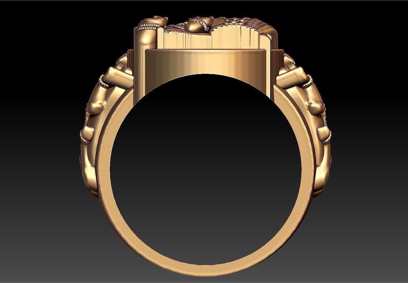 SIVA PARVATHI RING 3D print model_6