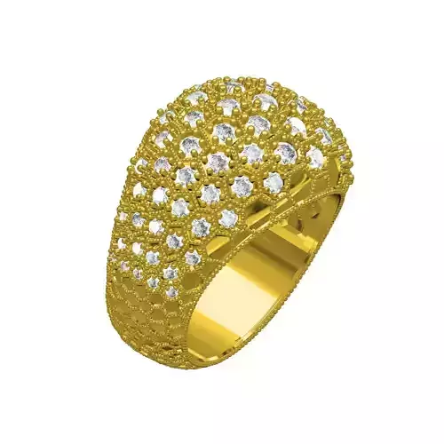 Antique Vintage Style Dome Ring