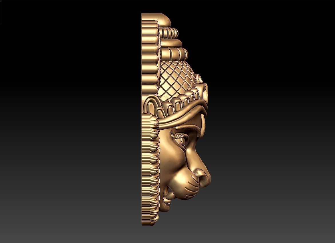 NARASHIMHA PENDENT 3D print model_5