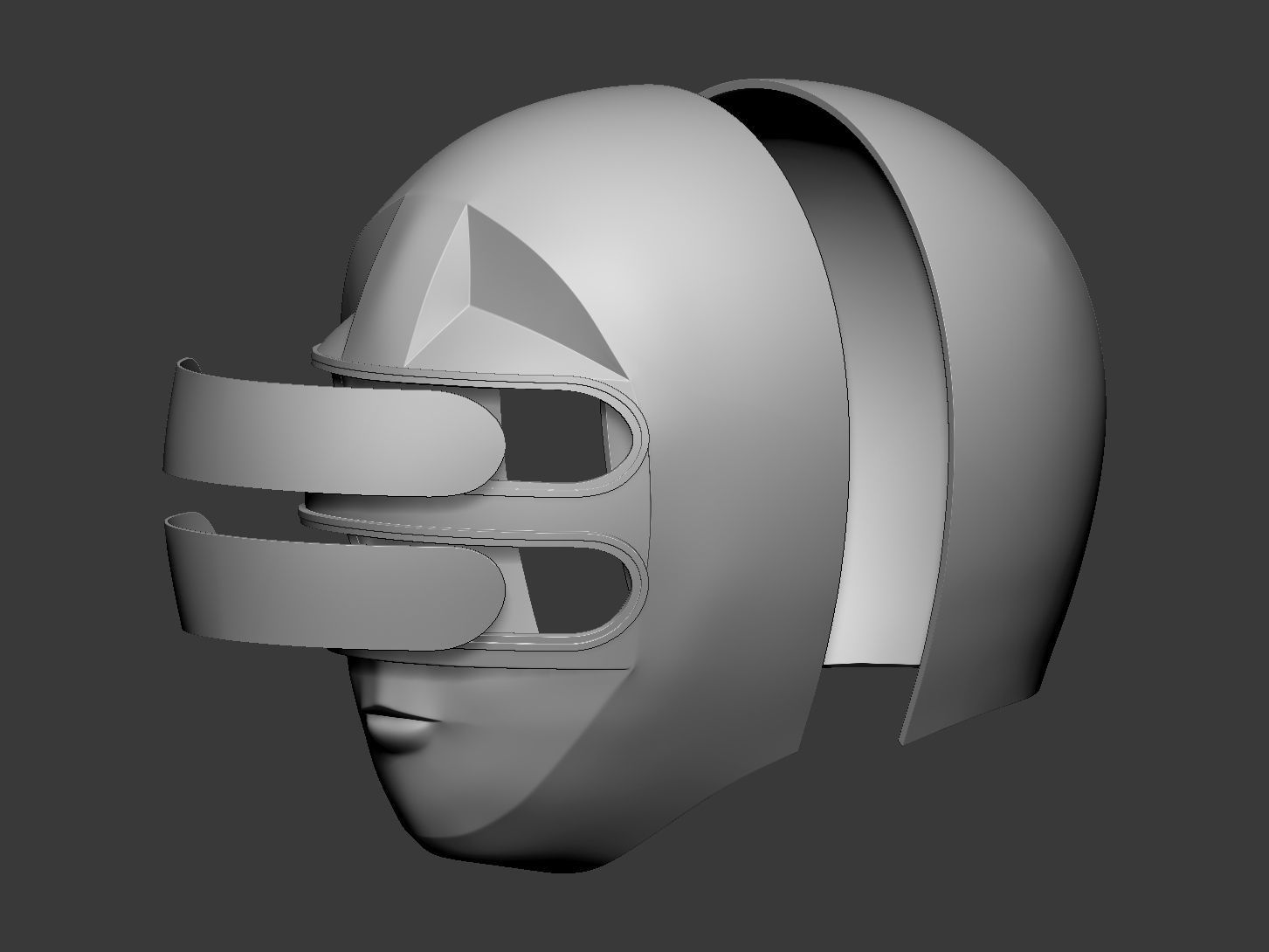 Combo of 5 Power Ranger Zeo Helmet 3D print model_4