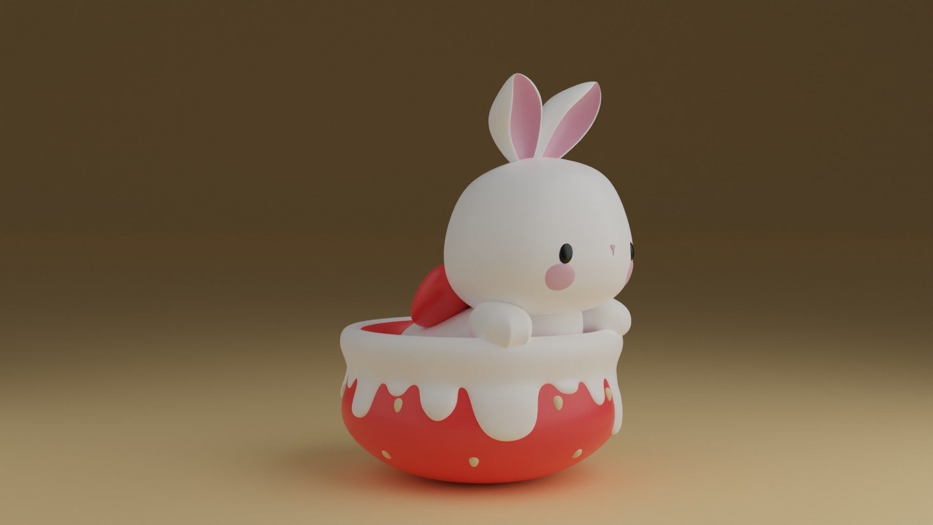 rabbit 3D print model_8