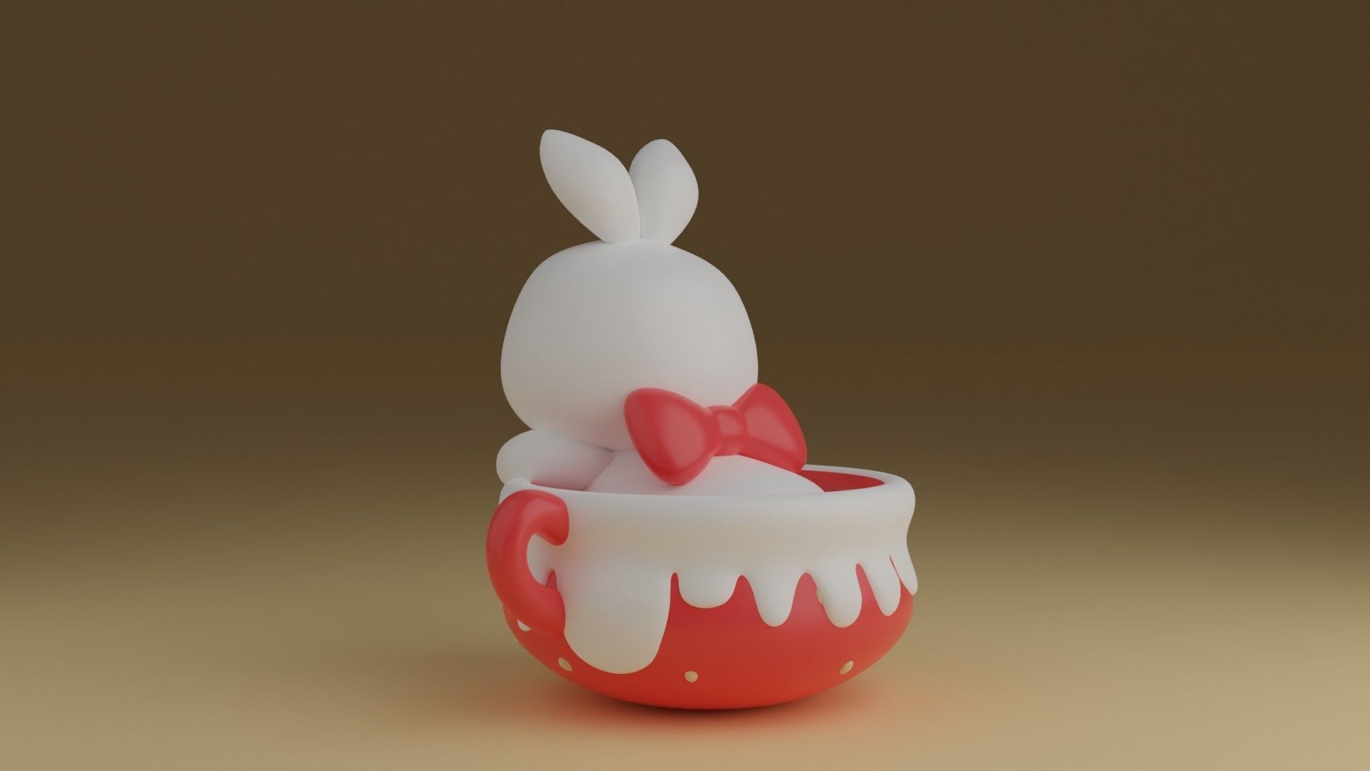 rabbit 3D print model_12