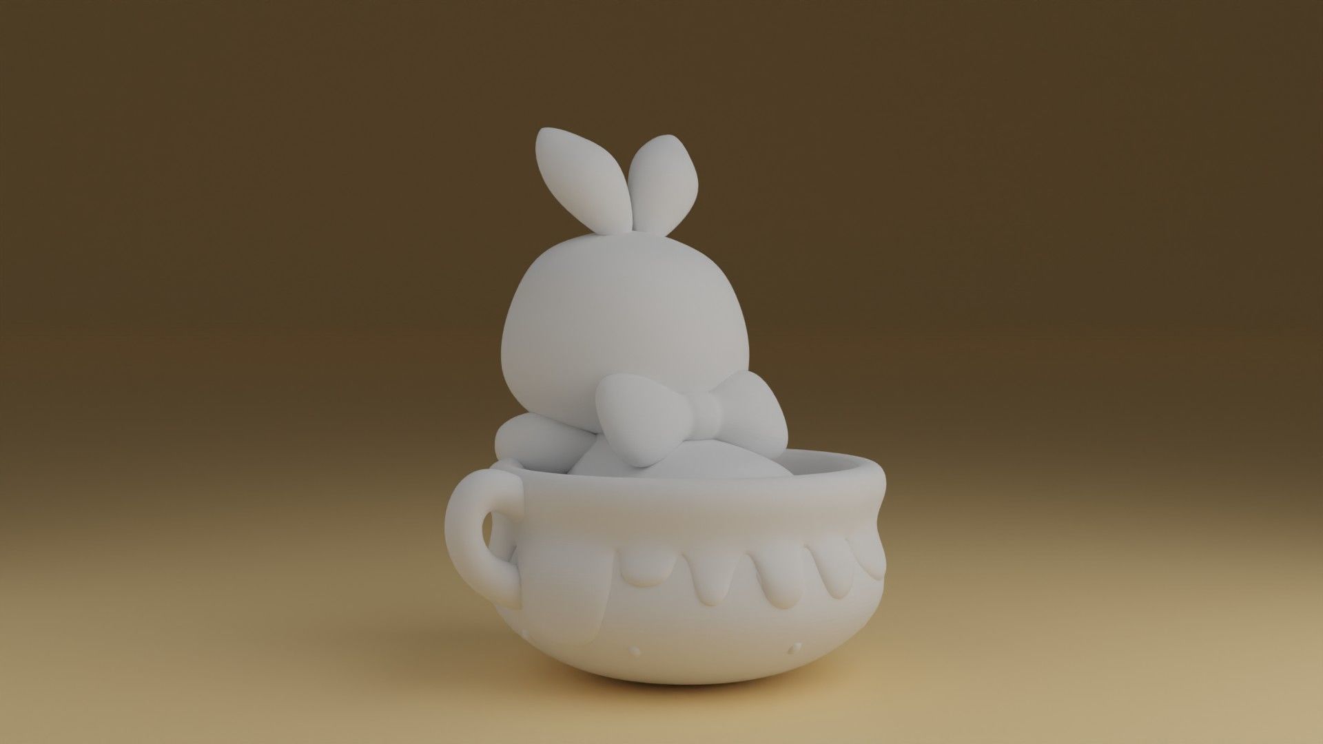 rabbit 3D print model_5