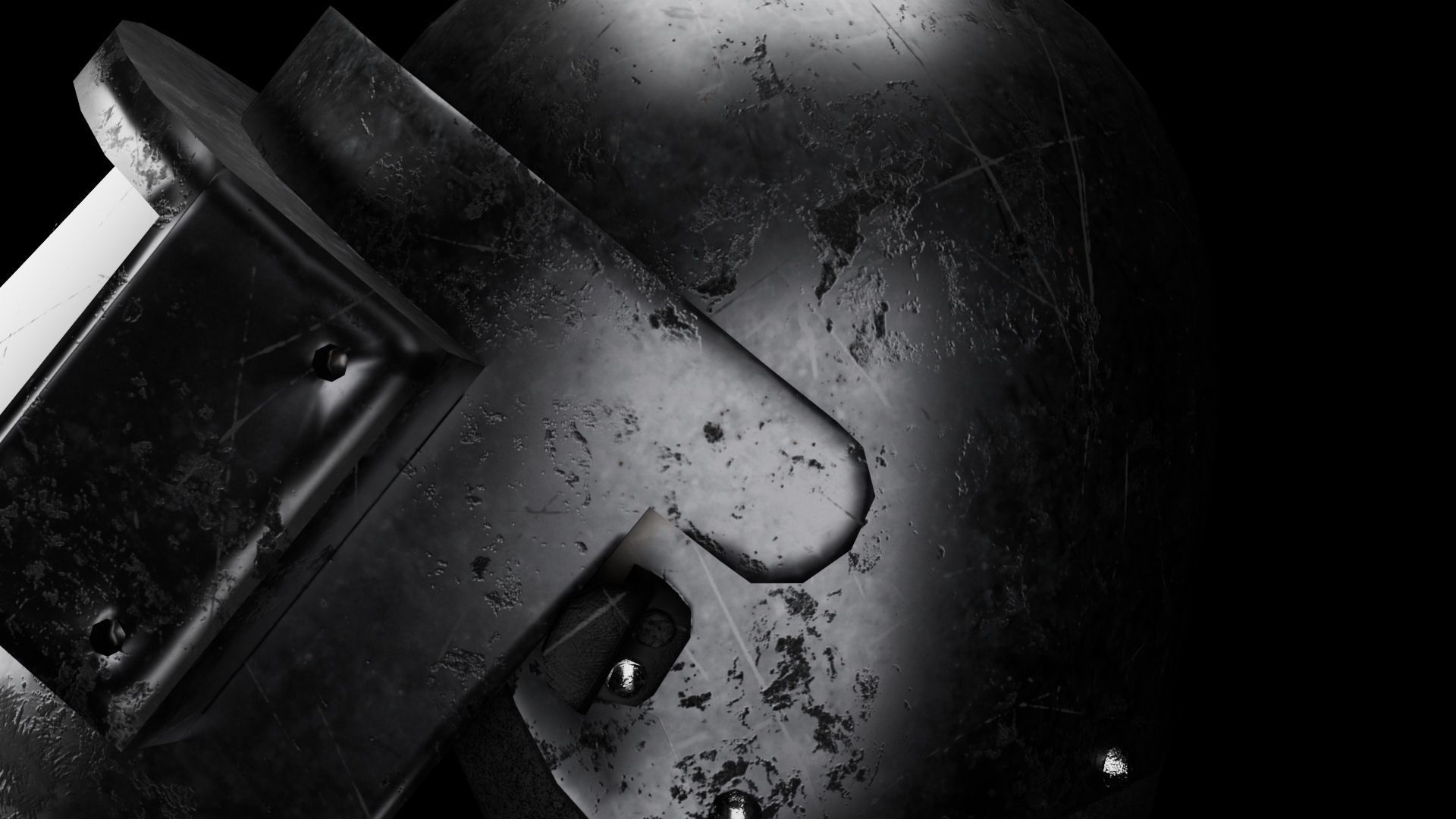 Pubg Helmet level 3 3D model_2