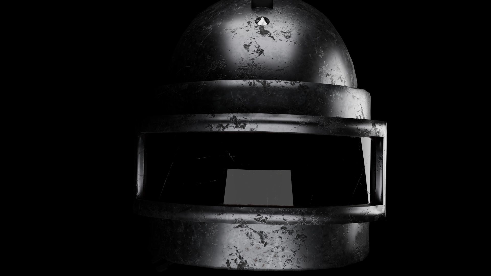 Pubg Helmet level 3 3D model_3