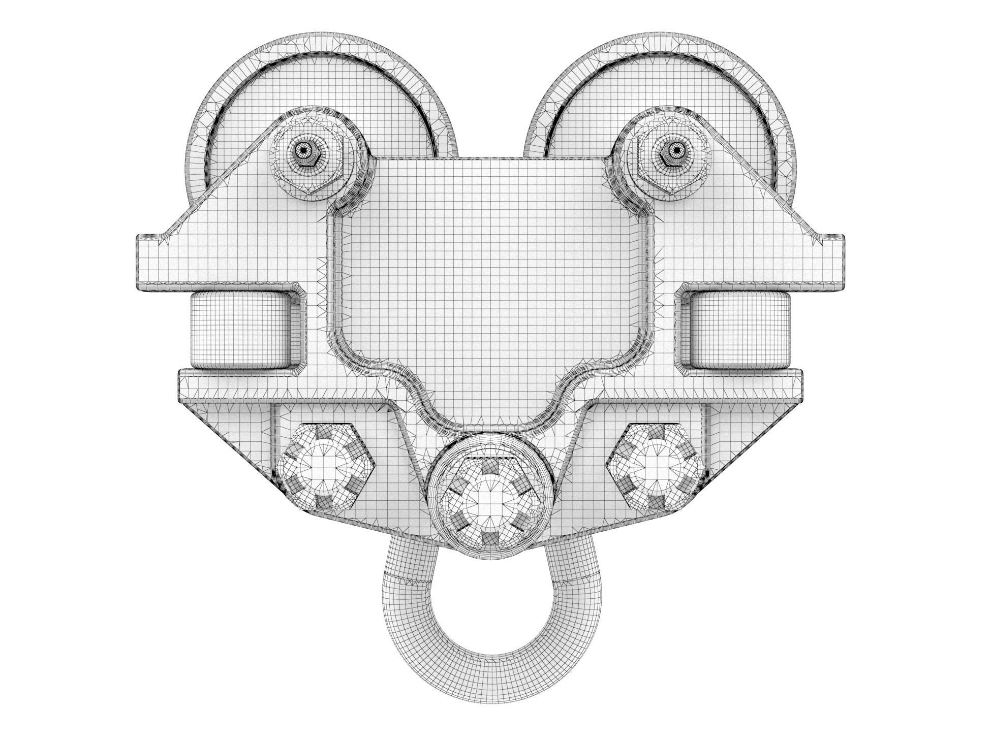 guide rollers 3D model_3