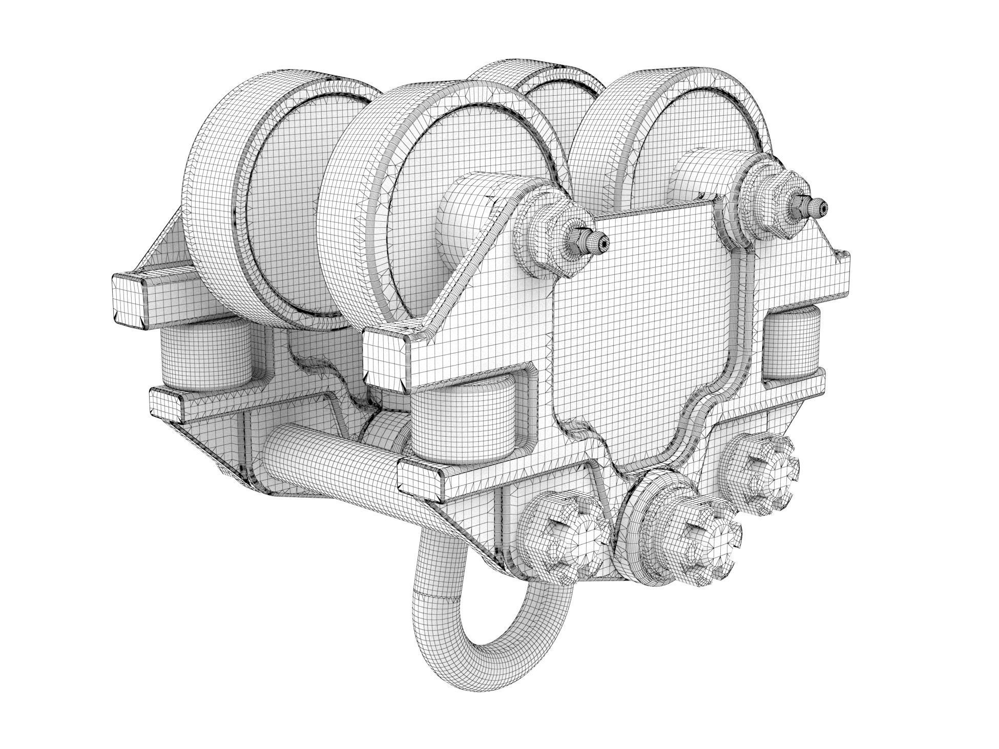 guide rollers 3D model_1