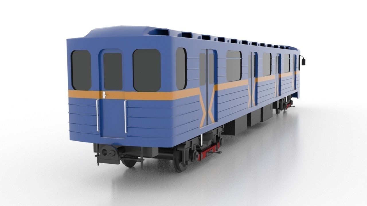 Subway Train 81-7080 Low 3D Model Collection_6