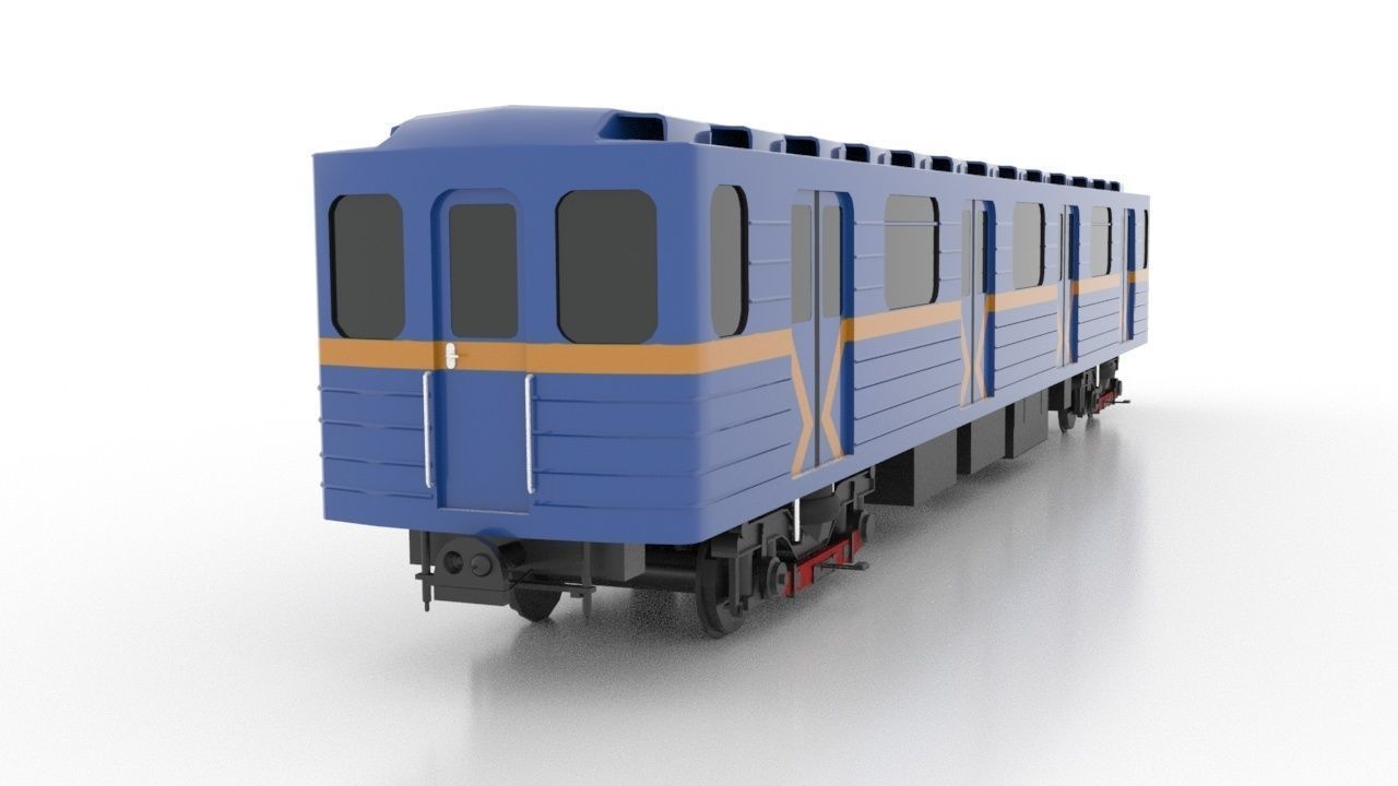 Subway Train 81-7080 Low 3D Model Collection_19