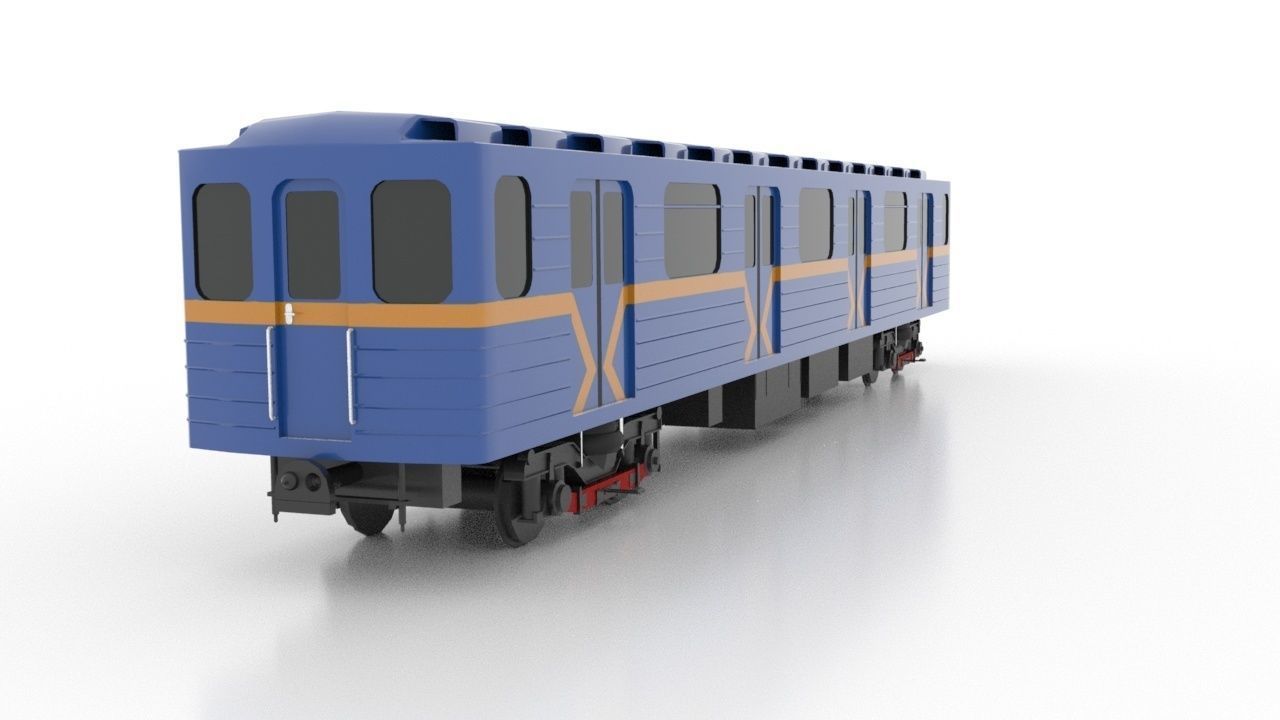 Subway Train 81-7080 Low 3D Model Collection_16