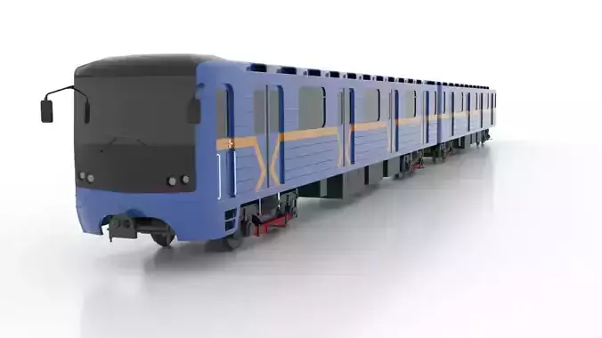 Subway Train 81-7080 Low 3D Model Collection