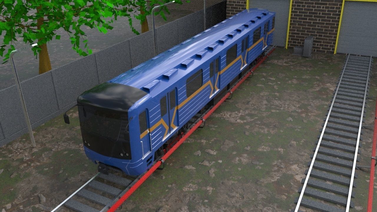 Subway Train 81-7080 Low 3D Model Collection_14