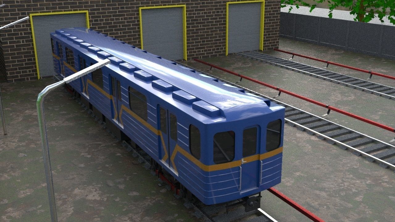 Subway Train 81-7080 Low 3D Model Collection_28
