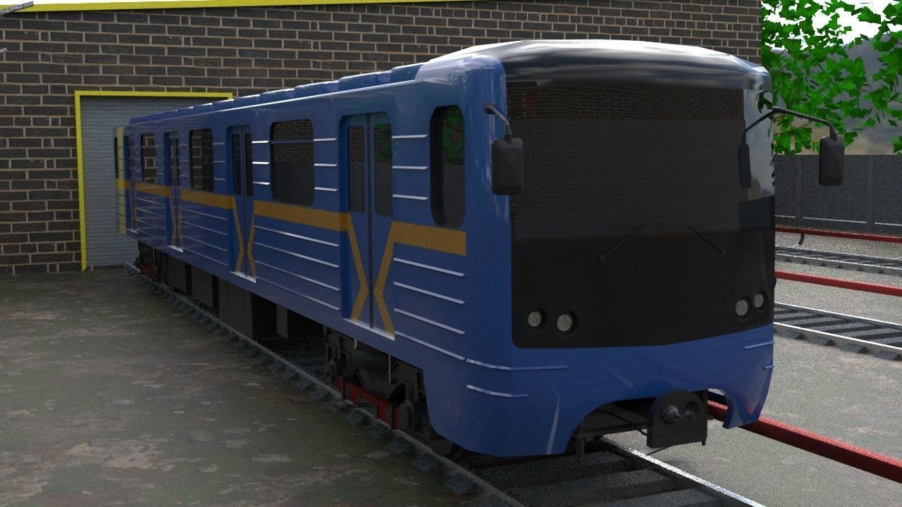Subway Train 81-7080 Low 3D Model Collection_12