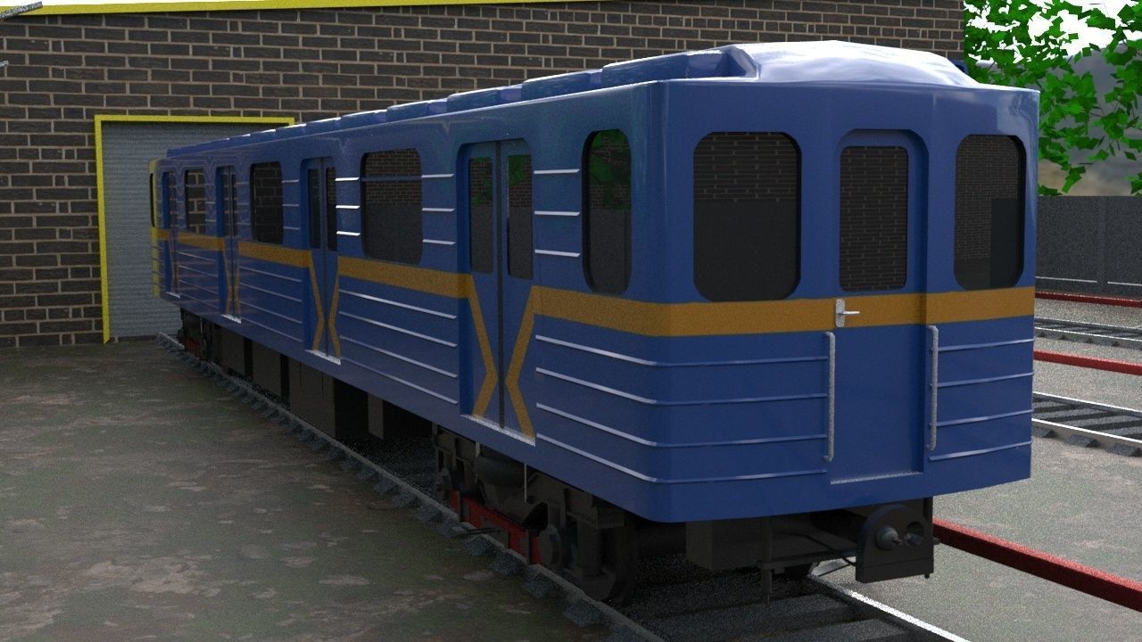 Subway Train 81-7080 Low 3D Model Collection_25