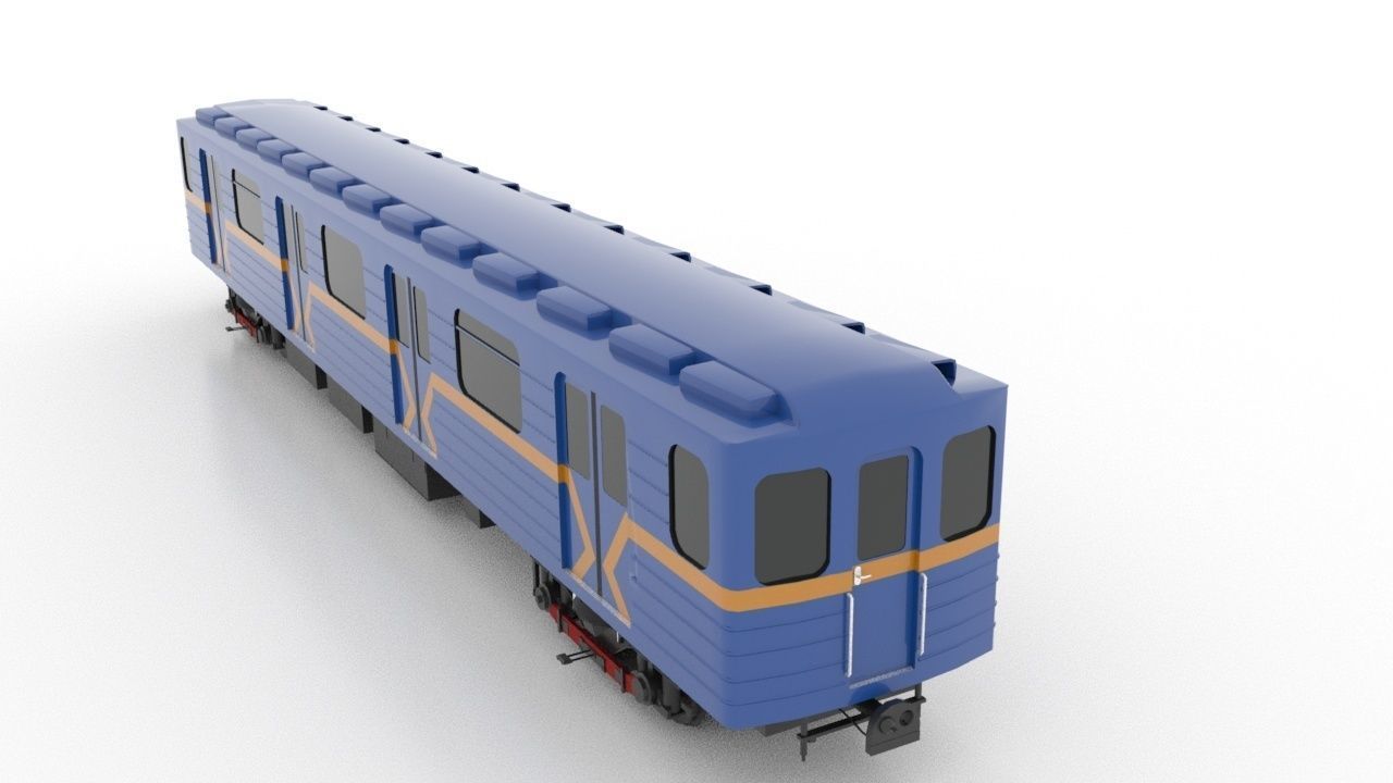 Subway Train 81-7080 Low 3D Model Collection_23