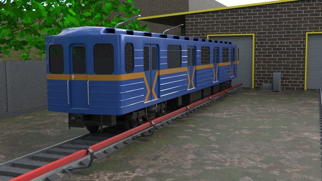 Subway Train 81-7080 Low 3D Model Collection_26