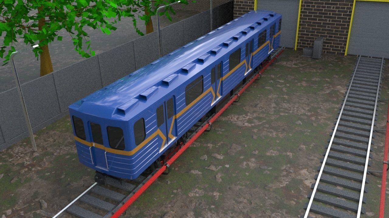 Subway Train 81-7080 Low 3D Model Collection_27