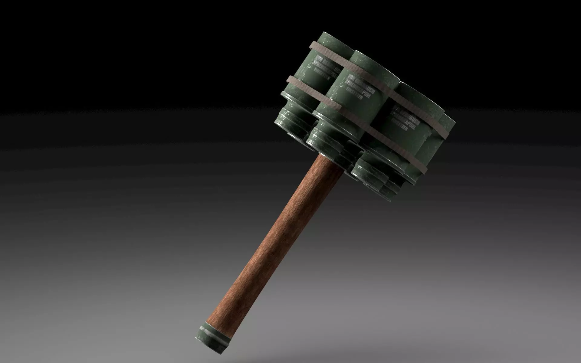 German Grenade Anti Tank 3D Model Free 3D model