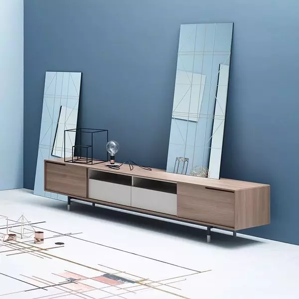 Rota 2200 width living room cabinet 3D model