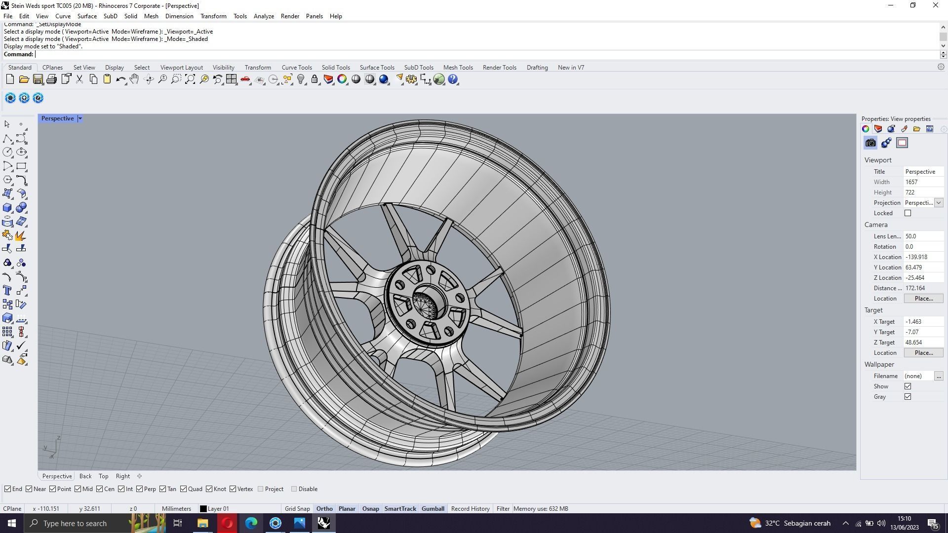 Weds Sport TC005 3D model_15