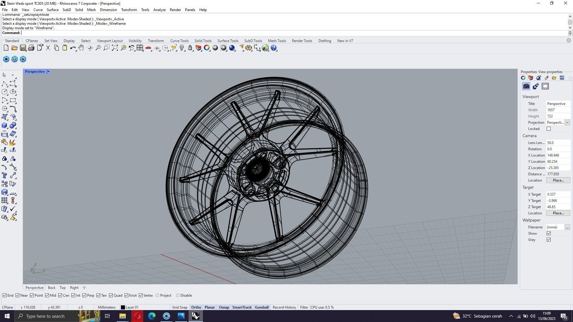 Weds Sport TC005 3D model_13