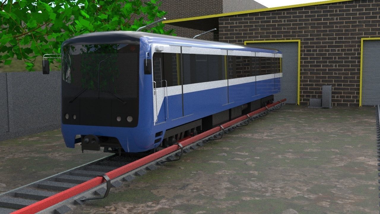 Subway Train 81-7021 2nd Generation Low 3D Model Collection_11