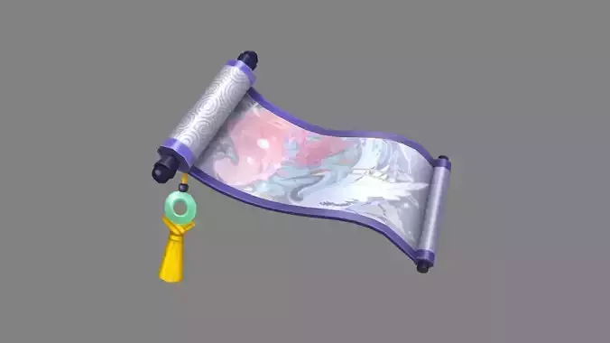 Ancient Chinese silk scroll