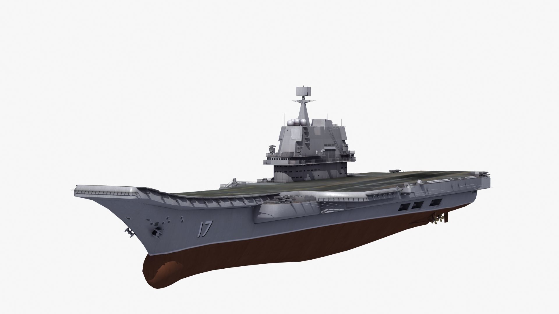 CV17 Shandong Carrier 3D model_18