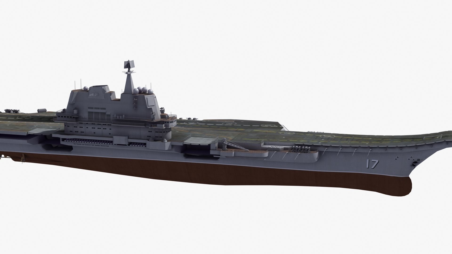 CV17 Shandong Carrier 3D model_29